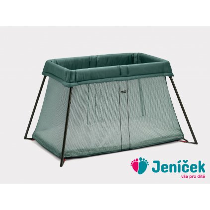 Cestovní postýlka Travel Crib Light Dark Green zelená, BabyBjörn