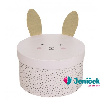 a3214 stoarge box round pink small