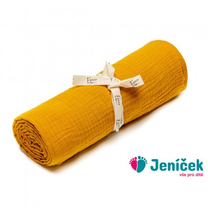 ESECO Mušelínová osuška mustard