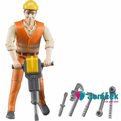 Bruder BWORLD Figurka stavební dělník