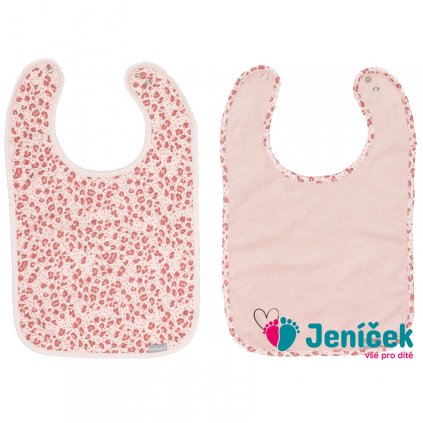 Bebe-Jou Bryndáčky Bébé-Jou Leopard Pink 2ks