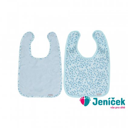 Bebe-Jou Bryndáčky Bébé-Jou Leopard Blue 2ks