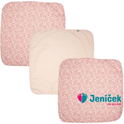 Bebe-Jou Bambusová mušelínová plenka 70x70 cm Set 3ks Leopard Pink