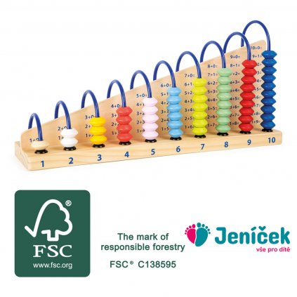 small foot Dřevěné počítadlo Profi 2