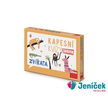 Dino Kapesní kvízy JUNIOR Zvířátka
