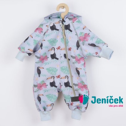 Softshellový kojenecký overal New Baby Tukan