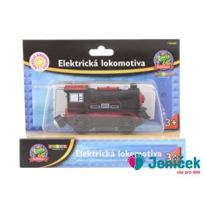 Elektrická lokomotiva - černá