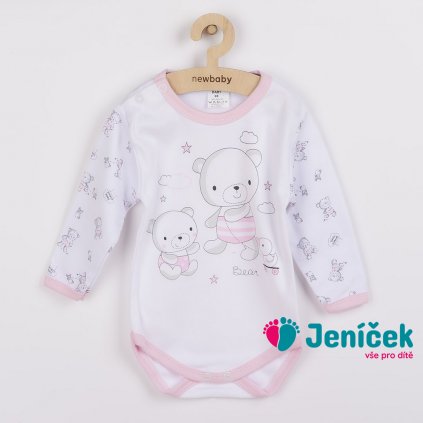 Kojenecké body New Baby Bears růžové