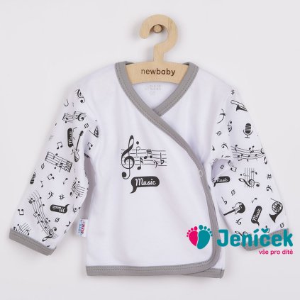 Kojenecká bavlněná košilka New Baby Music