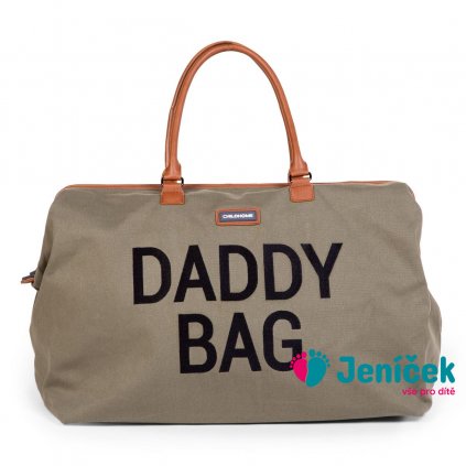 Přebalovací taška Daddy Bag Big Canvas Khaki