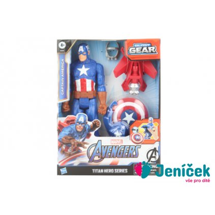 Avengers Figurka Captain America s power fx příslušenstvím