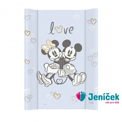 CEBA Podložka přebalovací s pevnou deskou COMFORT (50x70) Disney Minnie & Mickey Blue