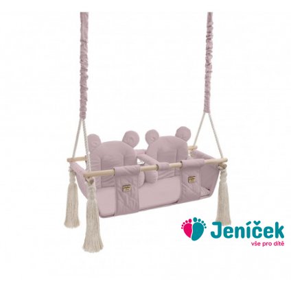 hustawka twins swing sepia rose