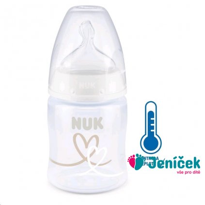 Kojenecká láhev NUK First Choice Temperature Control 150 ml white