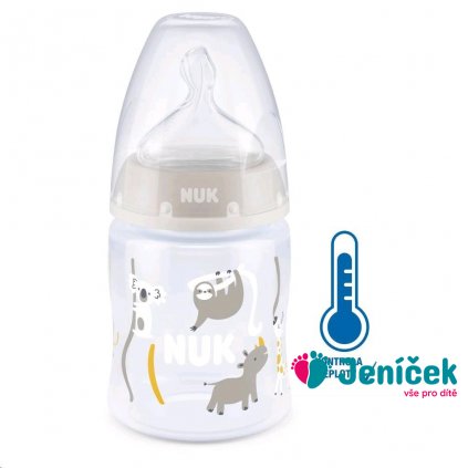 Kojenecká láhev NUK First Choice Temperature Control 150 ml beige