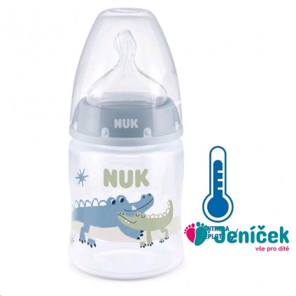 Kojenecká láhev NUK First Choice Temperature Control 150 ml blue