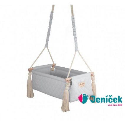 kolyska newborn swing gray