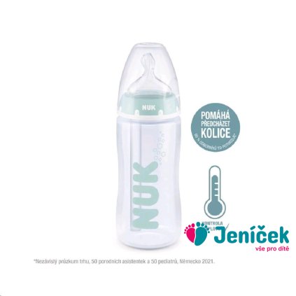 Kojenecká láhev NUK FC Anti-colic s kontrolou teploty 300 ml UNI