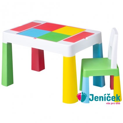 Dětská sada stoleček a židlička Multifun multicolor