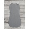 Zavinovačka Sleepee Second Step Swaddle s čepičkou zdarma tmavě šedá