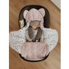 Fusak/zavinovačka/deka do autosedačky Sleepee Royal Pink