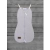 Zavinovačka Sleepee First Step Swaddle s čepičkou zdarma tmavě šedá