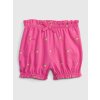 Baby vzorované kraťasy organic Růžová