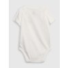 Baby body z organické bavlny Bílá