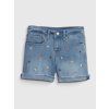Dětské džínové midi kraťasy Modrá