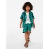 Baby bavlněná košile palm Zelená