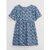 Baby vzorované šaty Modrá