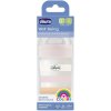 CHICCO Láhev kojenecká Well-being silikon 150 ml děvče