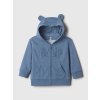 Baby mikina na zip Modrá