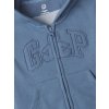Baby mikina na zip Modrá