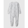 Baby overal z organické bavlny Šedá