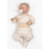 Sada oblečení pro miminko, 3D,bavlna, Baby Stars, pastel beige