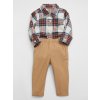 Baby flanelový set Hnědá