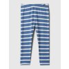 Baby pruhované legíny Modrá
