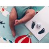 BABY DAB Barva na dětské otisky - šedá