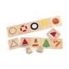 Dřevěné puzzle - tvary