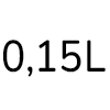 0.15 L