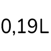0.19 L