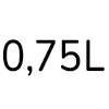 0.75 L