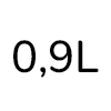 0.9 L
