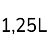 1.25 L