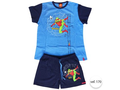 chlapcenske pyzamo ninja vel 170 modra