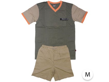 panske pyzamo gentleman m zelena