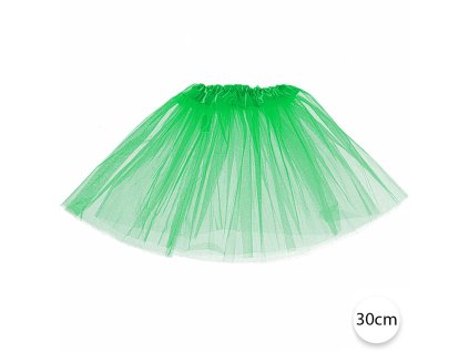 tutu sukna 3 vrstvova 30cm zelena