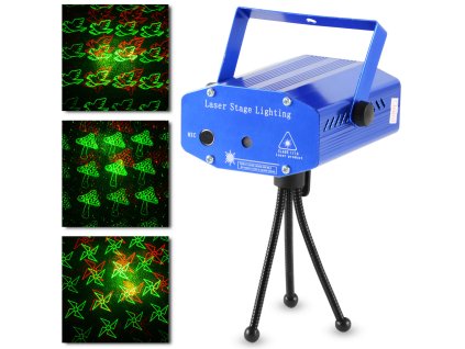 starprojector mini laser sn 6k profi vzor zvierat bodky so stat vom 1