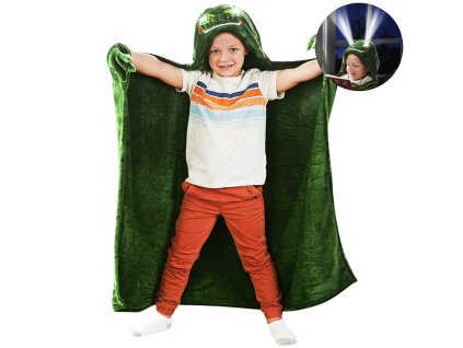 svietiaca deka dinosaurus zelena